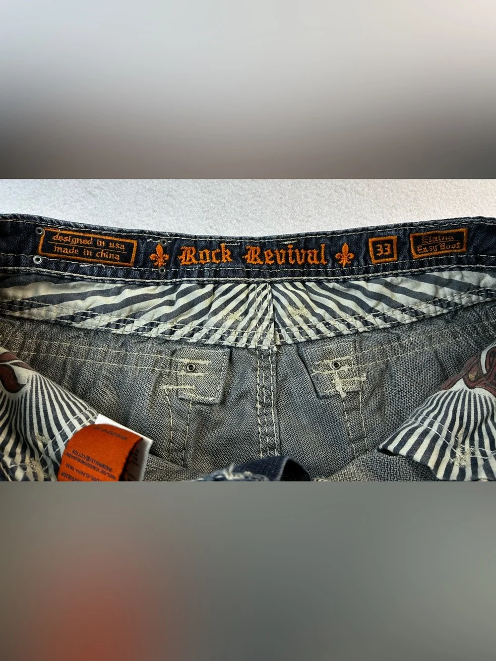 Rock Revival Women's Indigo Bootcut Jeans with Embroidered Back Pockets